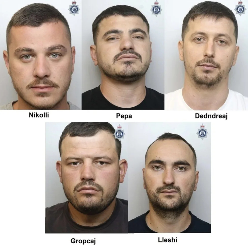 Five Caught in UK Burglary Spree Nabbed for Over 38 Years Behind Bars