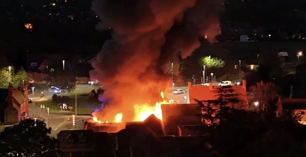 Major Fire at Retford Commercial Property Draws Multiple Fire Crews
