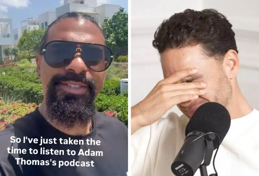 David Haye Slams Adam Thomas Over Iâ€™m A Celeb Podcast Tears