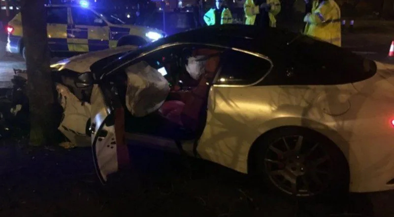 Â£80K Supercar Stolen in Portsmouth Crash as Thief Busted at Scene