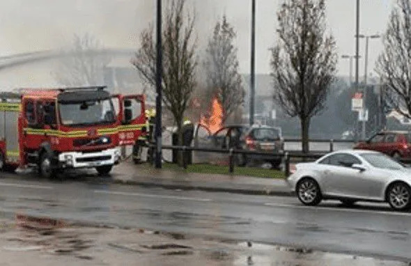Mercedes A-Class Blaze on Fratton Road Sparks Fire Crew Rushâ€”Electrical Fault Suspected