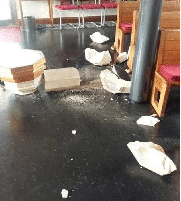 Vandals Smash Historic Baptismal Font and Windows at Waterloovilleâ€™s St Georgeâ€™s Church