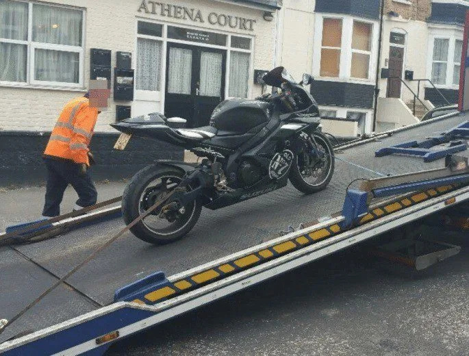 Nuisance Bikerâ€™s Motorbike Seized in Margate After Ignoring Police Warning