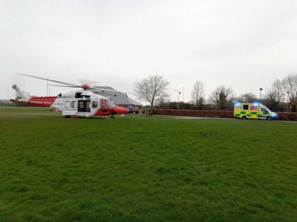 Coastguard Rescue 175 Airlifts Critical Patient from Newportâ€™s St Maryâ€™s to Southampton Hospital