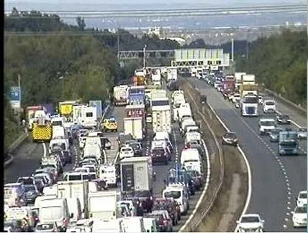 Horror on M25: Coach Crashes Through Barriers and Flips Near Swanley â€“ Multiple Injuries Feared