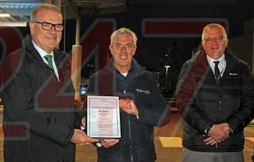 Wightlink Legend Chris Freemantle Retires After 44 Years and 8,000 Night Ferry Trips