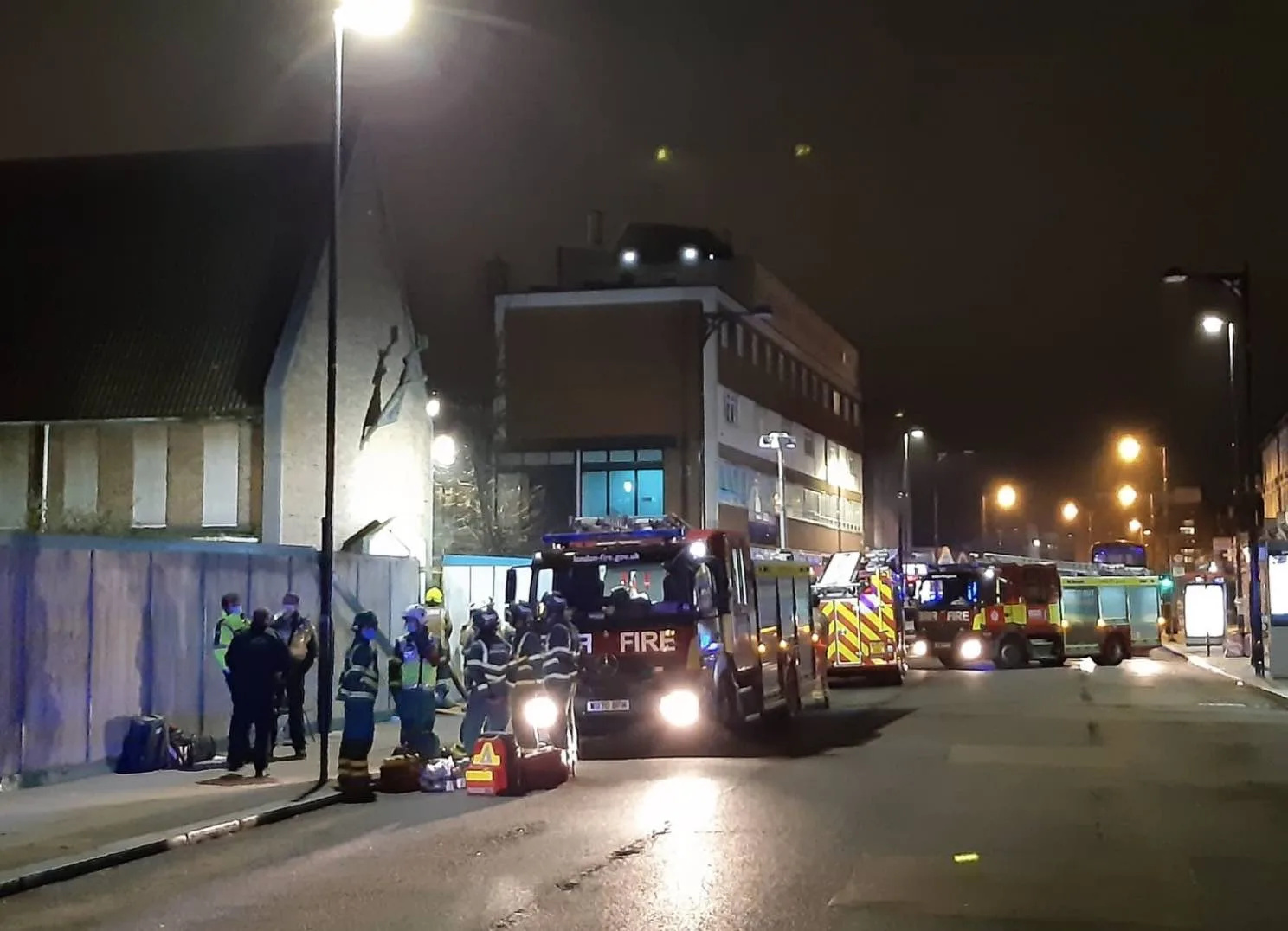 Firefighters Battle Blaze at Disused Forest Gate Church, One Man Hospitalised