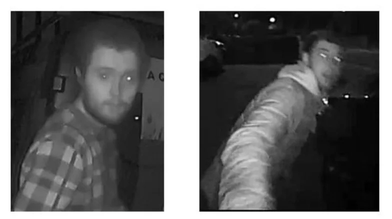 Three high-value bicycles were stolen during a burglary in Ashford and officers have released images of two people who may have information