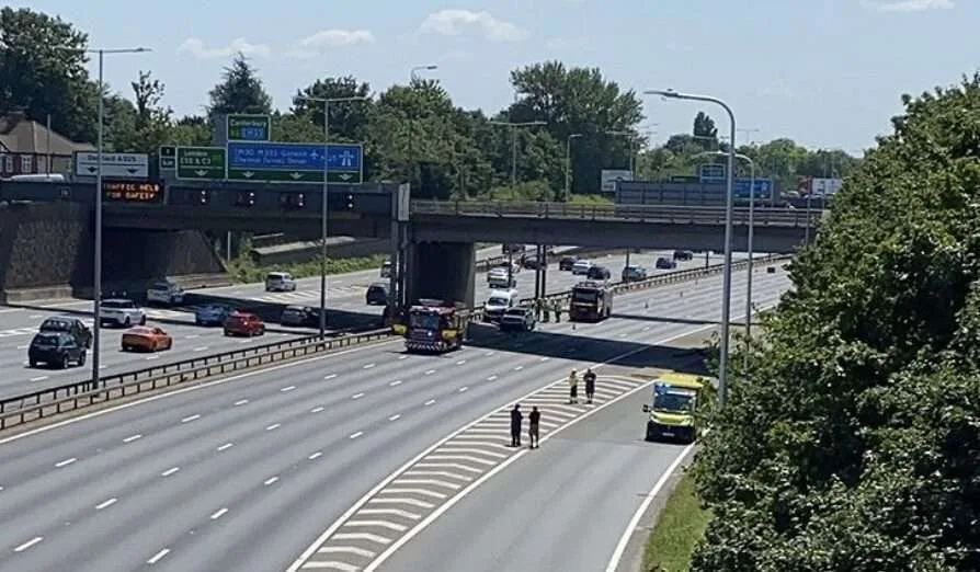 M25 Shutdown Chaos: Major Crash and Bridge Damage Close Dartford Crossing Both Ways