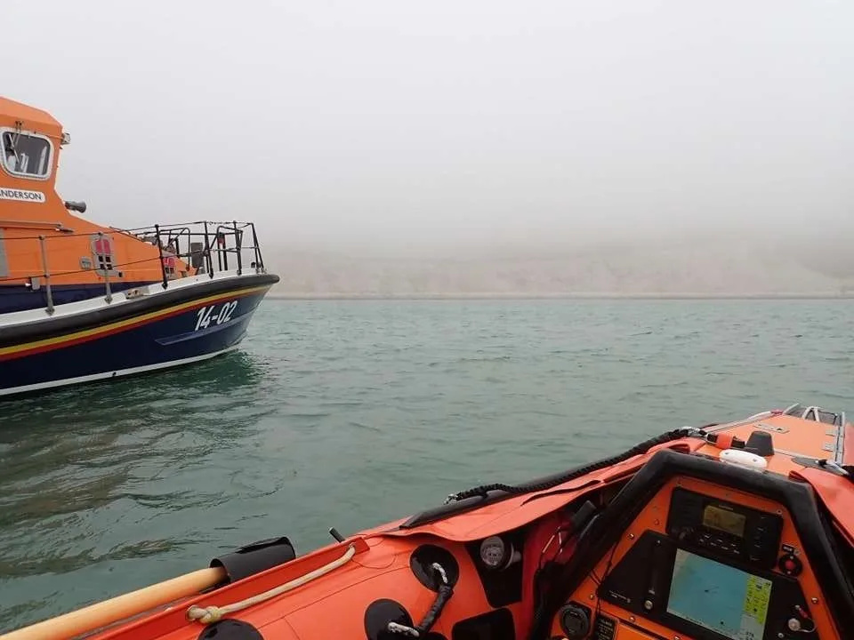 Eastbourne RNLI Launches Dramatic Foggy Mayday Rescue Search â€“ No Trace Found