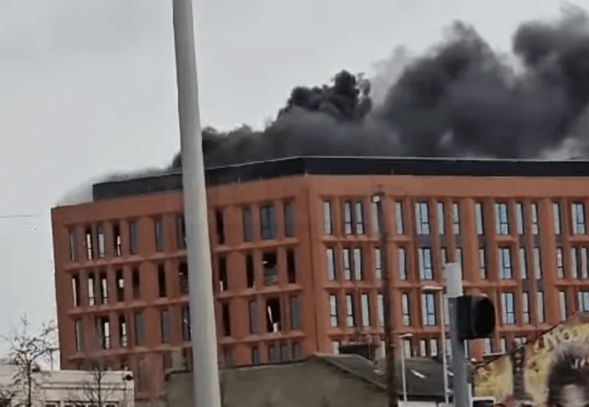 Firefighters Tackle Blaze at Â£100M Blackpool Civil Service Hub Under Construction