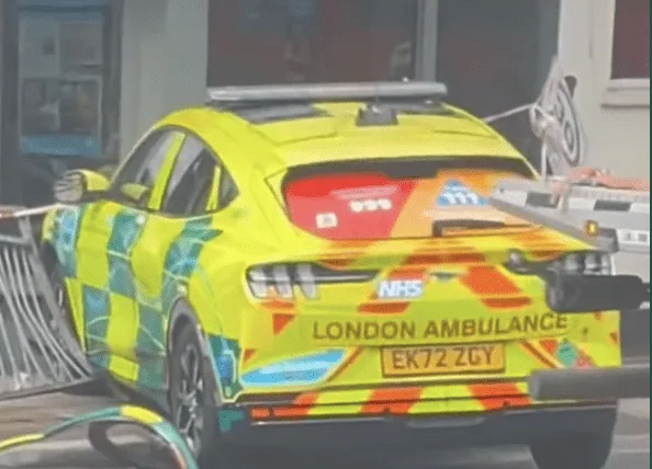 Ambulance Crashes into Railings at Abbey Wood â€“ Emergency Services Investigate