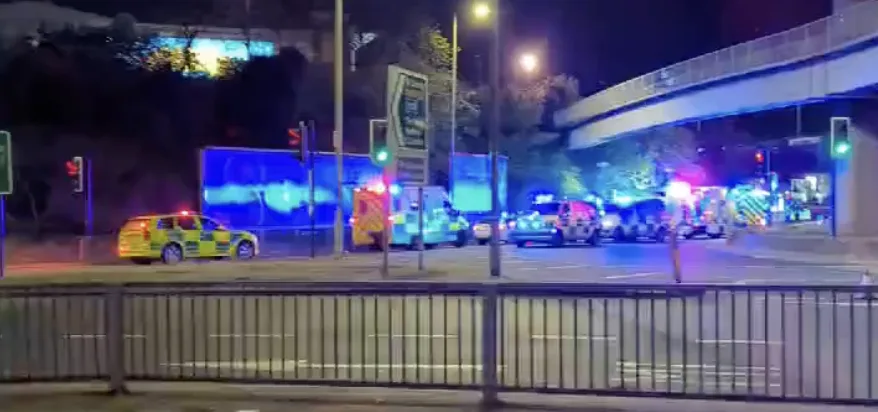 Cricklewood Crash: Car Overturned with Multiple Trapped at A406/A5 Junction â€“ Emergency Crews Respond