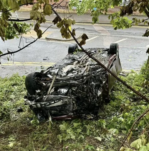 High-Speed Chase in Maidstone Ends in Horror Crash, Driver Seriously Injured as Teen Thieves Escape