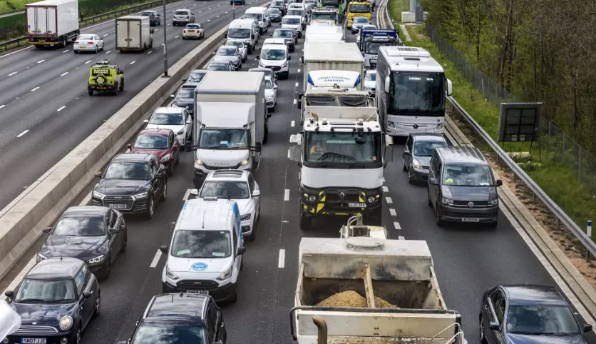 May Bank Holiday Madness: 4 Million Jam UK Roads Friday with 90% Pre-Pandemic Traffic Levels