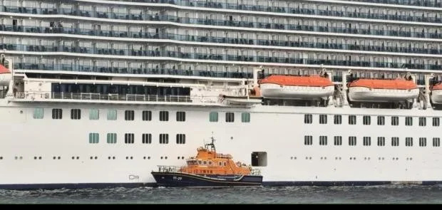 Emergency Medivac Off Cornwall: Regal Princess Passenger Lifeboat Rescue Near Falmouth