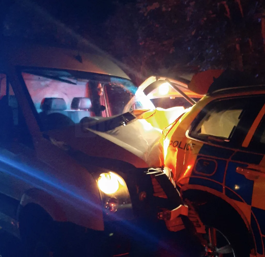 Drink-Driver Crashes Into Police Car on A1 Near Tinwell â€“ Officer Injured as Van Hits Patrol During Lane Clear