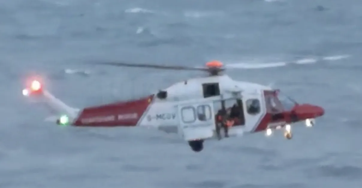 Woman Plucked to Safety in Dramatic Coastguard Rescue at Treacherous South Foreland Cliffs