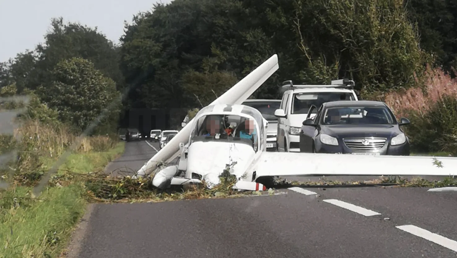 Light Aircraft Crashes onto A419 Near Stroud: Miraculous Survival as Road Shut Both Ways