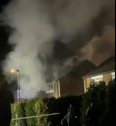 Huge Fire Erupts at Eastbourne Home on Woburn Way â€“ Emergency Crews Race to Scene, No Injuries Reported
