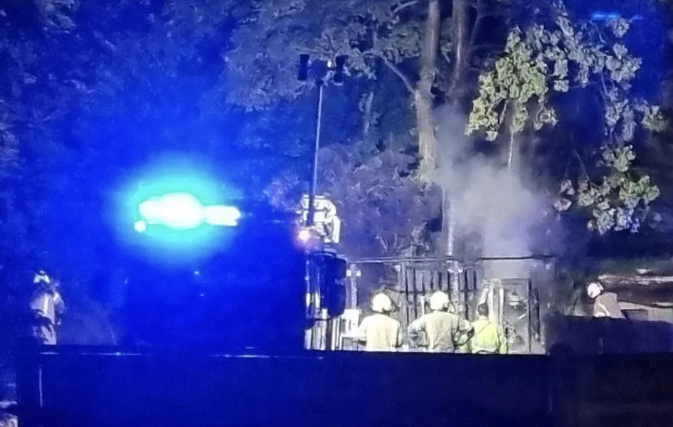 Gas Explosion Shakes Eastbourne Shed: Firefighters Contain Blaze, No Injuries Reported