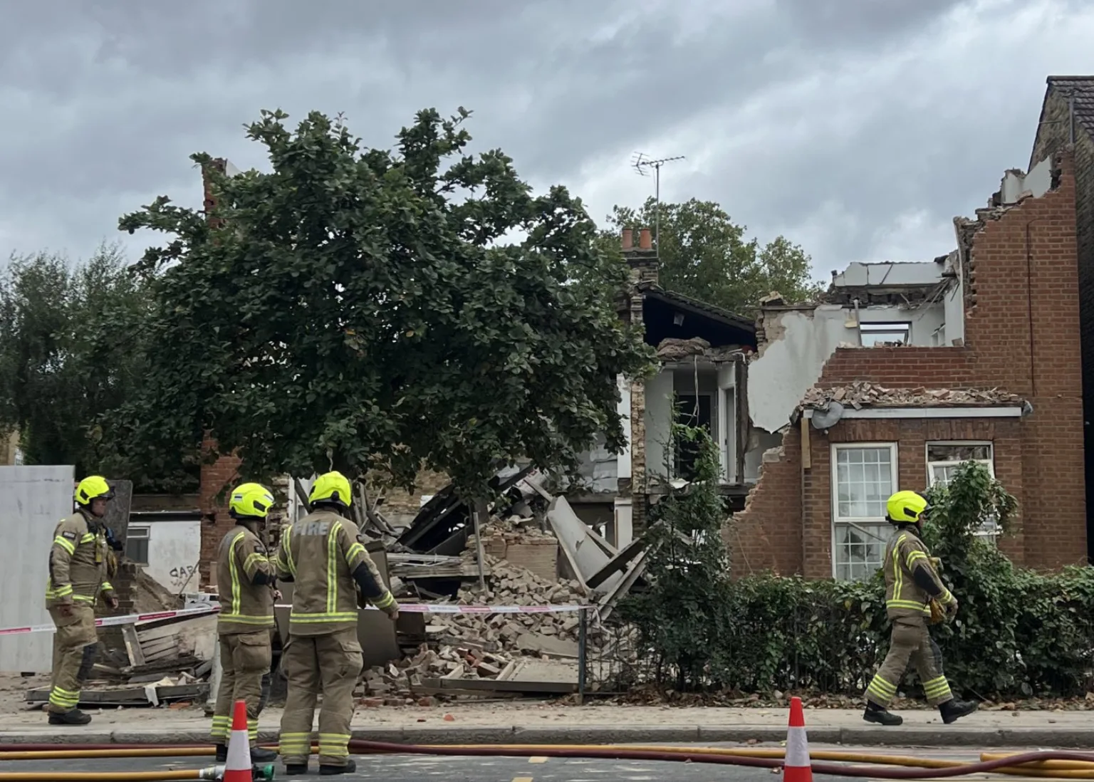 Two Richmond Houses Collapse in Renovation Horror â€“ Gas Leak Fears Spark Full Investigation