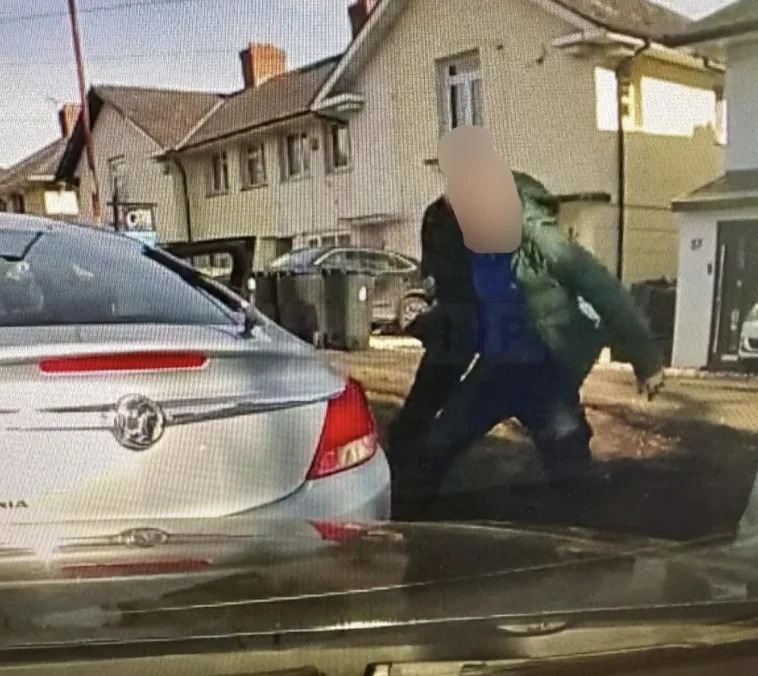Suspect Caught After Wild Chase and Violent Struggle in Stolen Car in Kingstanding