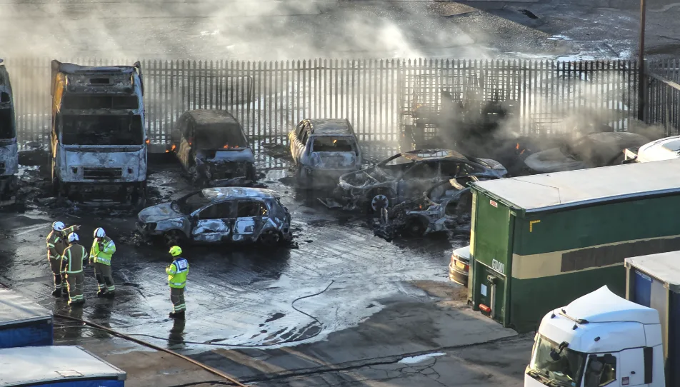 A249 Detling Hill Reopens After ‘Explosion’ and Major Fire at Detling Aerodrome Industrial Estate