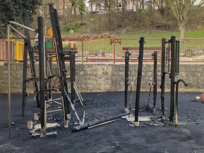 Queens Park Playground Torched in Â£30k Arson Attack â€“ Police Hunt Culprits