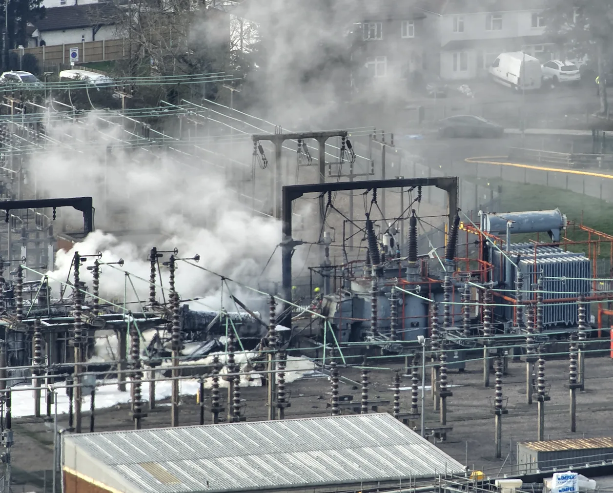 Fire CrewsStill tackling blaze Ten hours on that has Sparked Global Travel Chaos and Power Outages Across West London