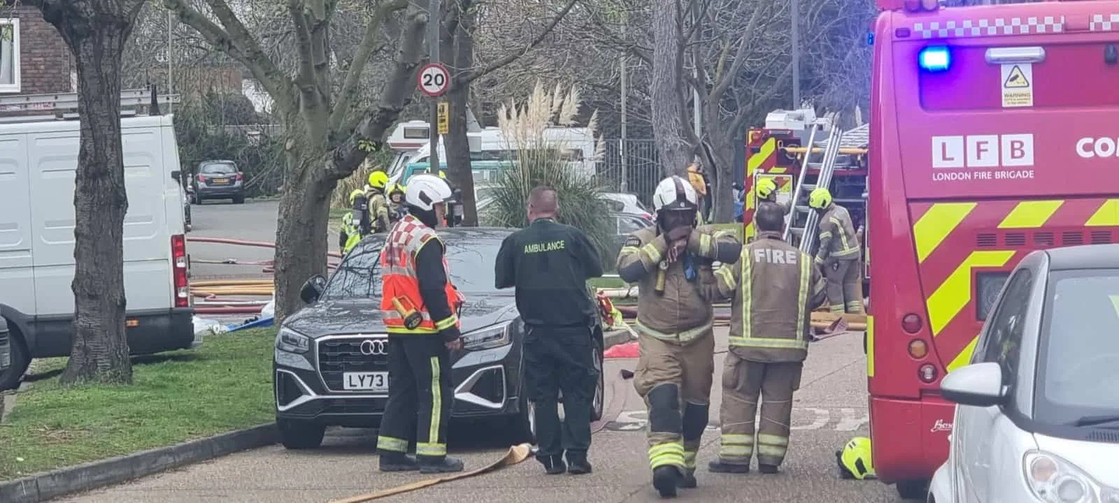 Fire Rips Through Three Roehampton Homes as 40 Firefighters Battle Blaze