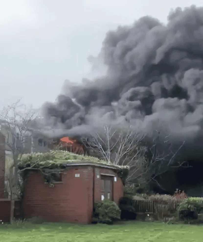 Massive Blackpool Flats Fire Sends Smoke 40 Miles â€“ Road Closures Cause Gridlock