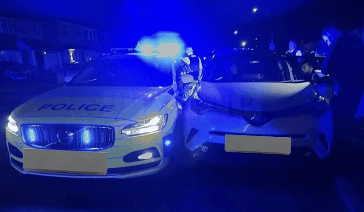 Kent Police Nab Stolen Toyota on Cloned Plates in High-Speed Motorway Takedown