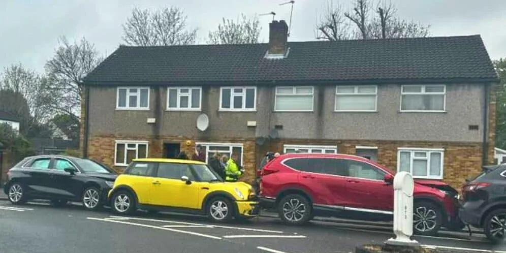 Four-Car Pile-Up Near Emerson Park Station Causes Chaos But No Injuries