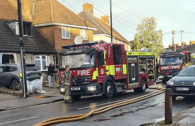 Lithium Battery Sparks Devastating Harrow Weald House Fire â€“ Man Treated at Scene