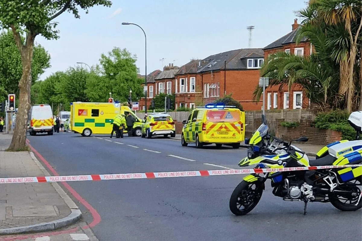 Two Seriously Injured in Crash Shuts Brownhill Road Catford During Rush Hour