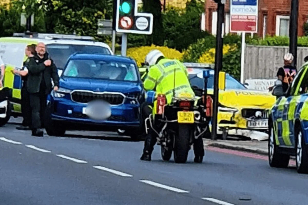 Catford Crash: Police Car Hits Uninsured Vehicle, Two Officers Hospitalised