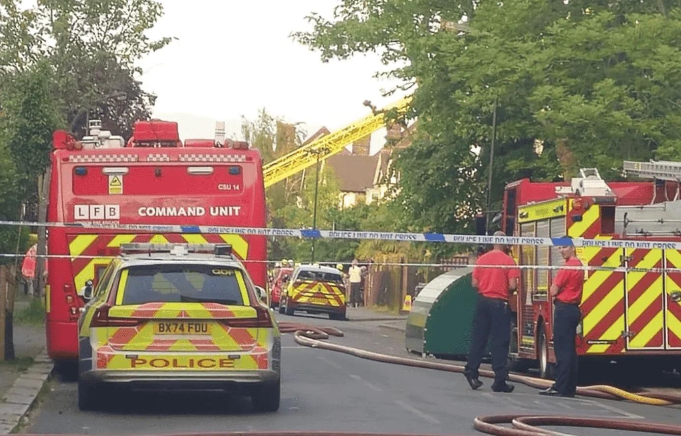 Streatham Blaze: 70 Firefighters Tackle Massive Woodbourne Avenue House Fire â€“ All 7 Residents Escape Unharmed