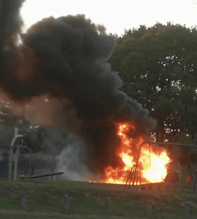Worksop Wildfire Chaos: Six Blazes in One Day, New Â£6,200 Play Park Torched