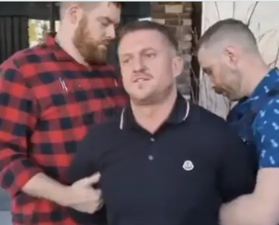 Tommy Robinson Charged with Harassment Hours After Early Release Approved