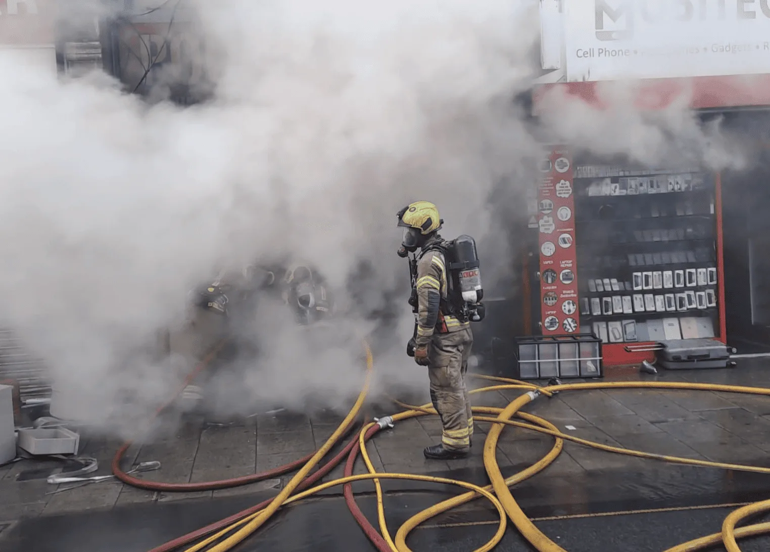 East Ham Inferno: 125 Firefighters Battle Massive Blaze at High Street Shop and Flats