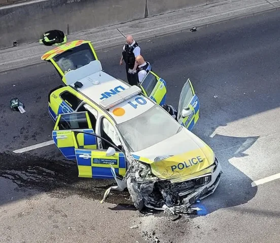 A12 Northbound Shattered After Police Car Crash Sparks East London Gridlock