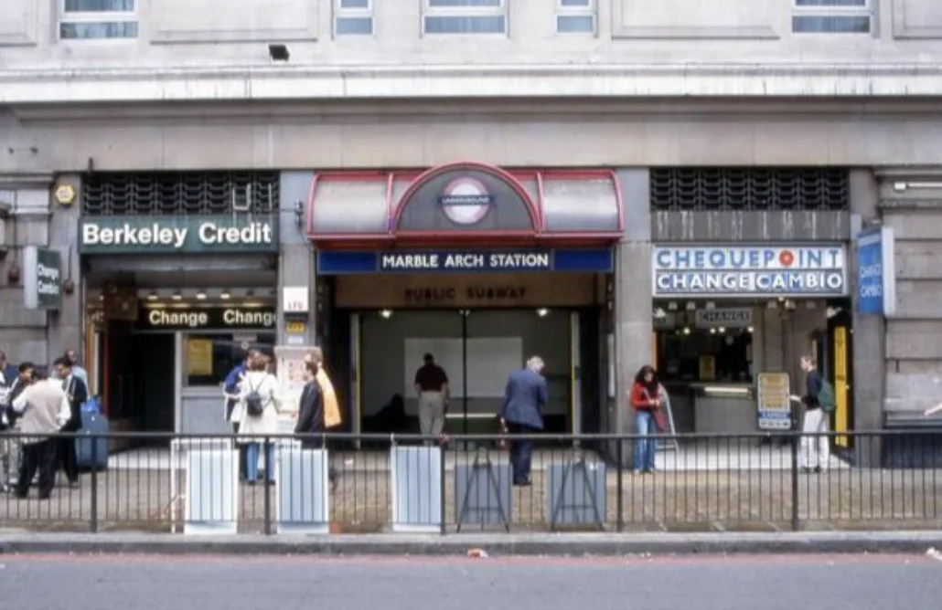 Man taken to hospital after falling from height at Marble Arch Underground Station