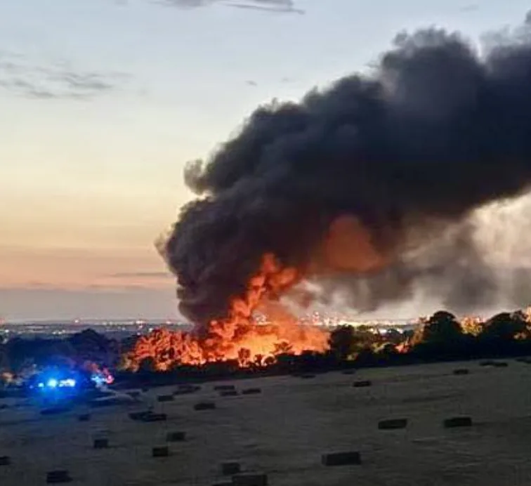 Epsom Lorry Yard Fire Believed to Be Arson, Police Launch Investigation