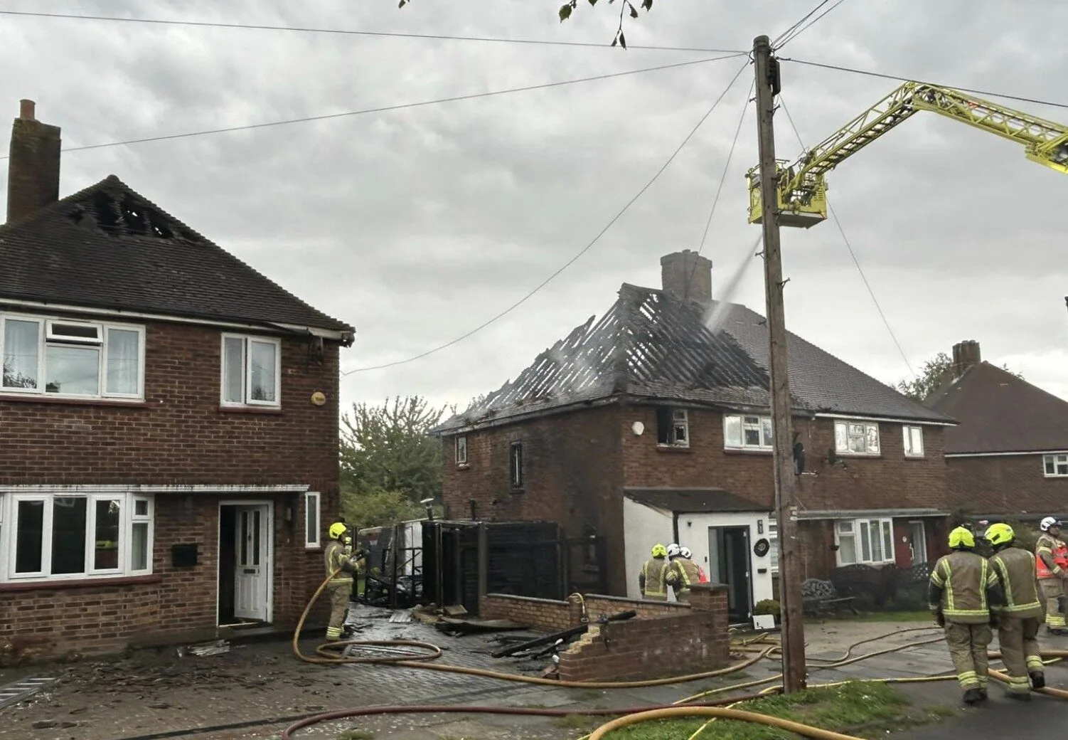 Blaze Rips Through Southgate Homes