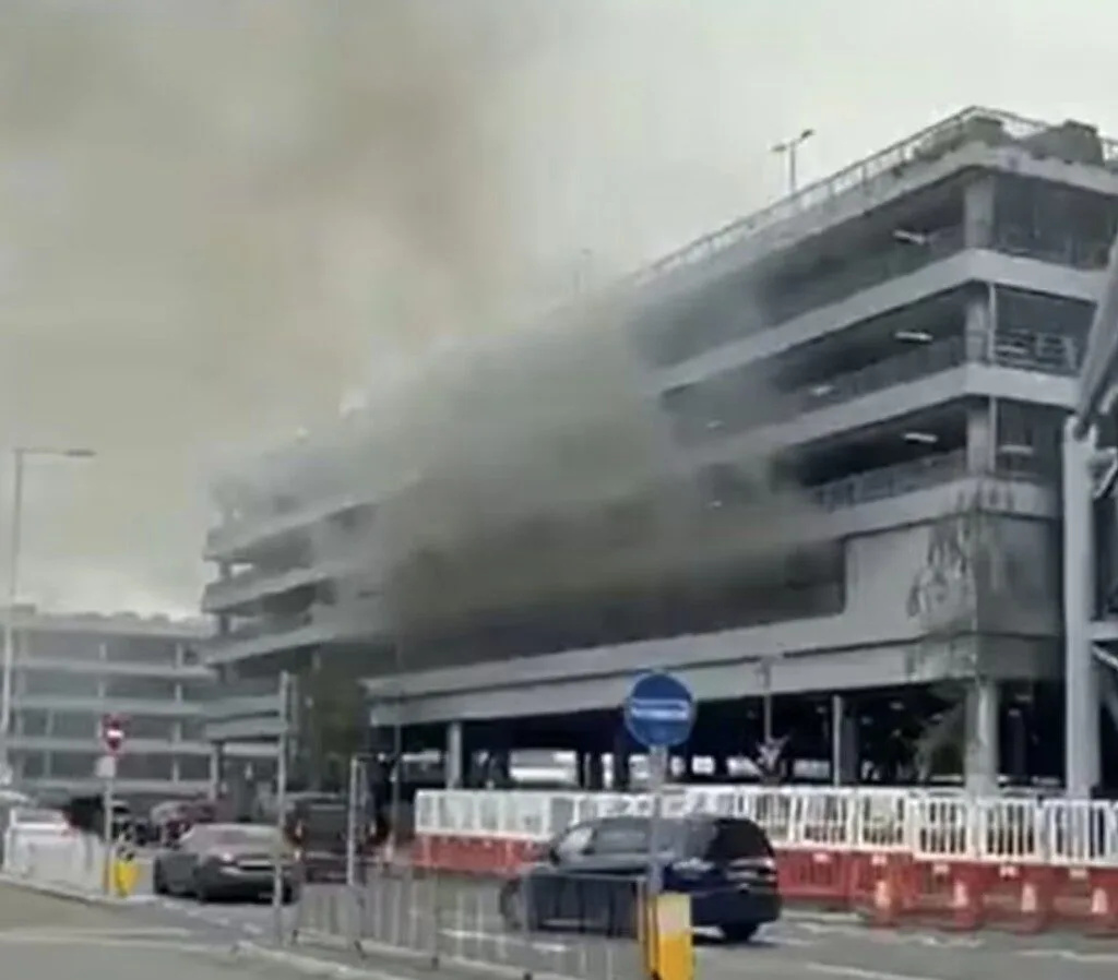 Blaze Erupts at Heathrow Multi-Storey Car Park â€“ Massive Fire Response Underway!