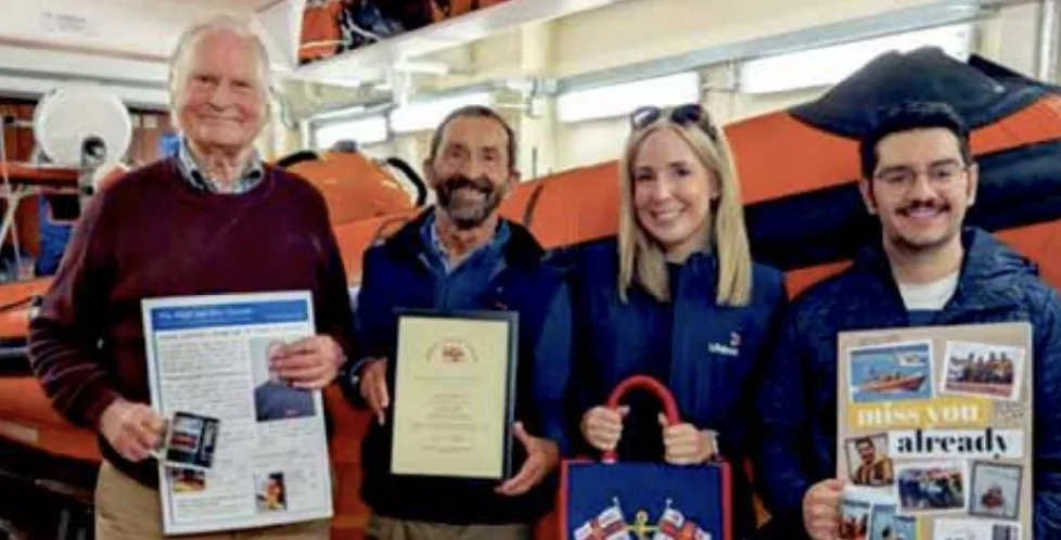 Lifeboat Legend George Chastney Bows Out After 20 Years