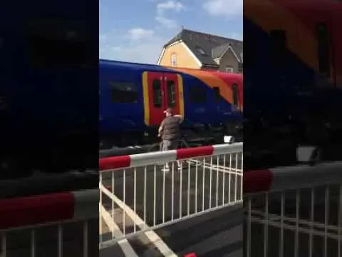 Watch this shocking behaviour that happened in North Sheen at the level Crossing