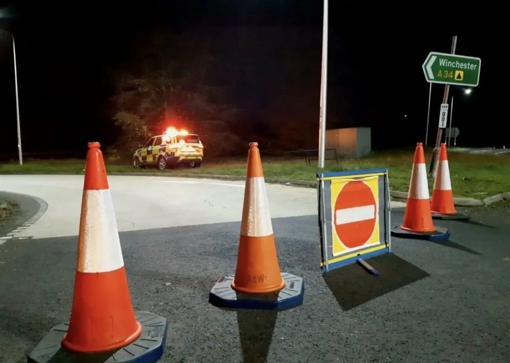 Two vehicle life changing collision closed the A21