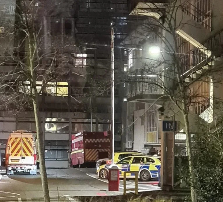 Updated:Emergency Services called to Level Two Hazmat incident at the North Middlesex Hospital in North London